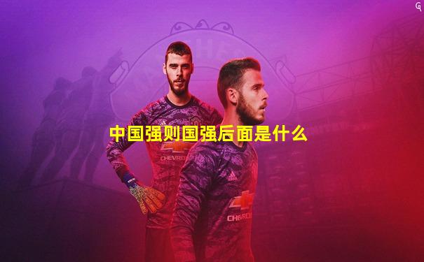 中国强则国强后面是什么