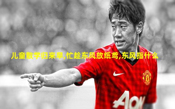 儿童散学归来早,忙趁东风放纸鸢,东风指什么