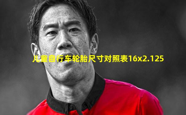 儿童自行车轮胎尺寸对照表16x2.125