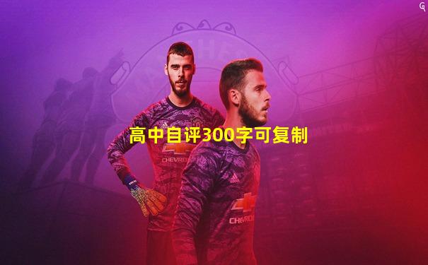 高中自评300字可复制