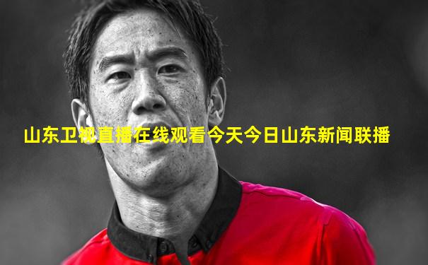 山东卫视直播在线观看今天今日山东新闻联播